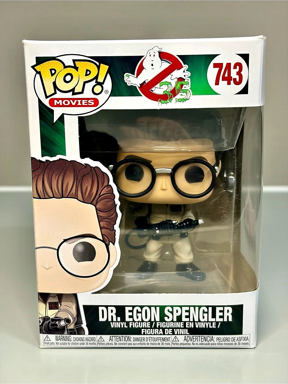 Ghostbusters (2019)/Funko Pop! Movies Dr. Egon Spengler #743 Vinyl Figure/NIB
